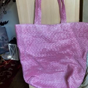 ⭐️⭐️ Pastel pink beach bag